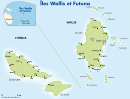 Carte de Wallis et Futuna